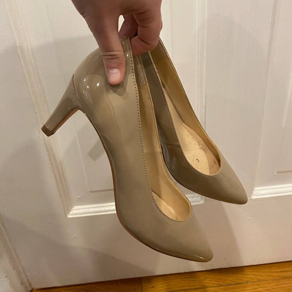 Womens Jenn Ardor Nude Kitten Heels Classic